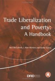 Cover of: Trade Liberalization and Poverty: A Handbook
