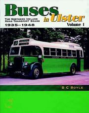 Cover of: The Northern Ireland Road Transport Board, 1935-1948 by B. C. Boyle