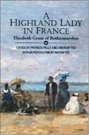 Cover of: A Highland lady in France, 1843-1845