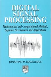 Digital Signal Processing by J. M. Blackledge, Martin Turner