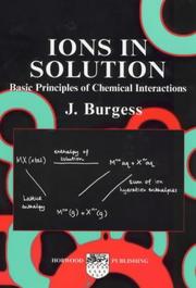 Cover of: Ions in Solution by John Burgess