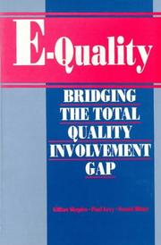 Cover of: E - Quality: Bridging the Total Quality Involvement Gap