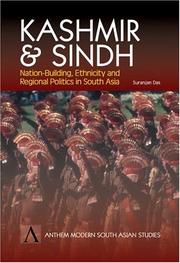 Cover of: Kashmir & Sindh: Nation-Building, Ethnicity and Regional Politics in South Asia (Anthem South Asian Studies)