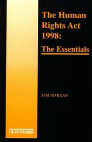 The Human Rights Act 1998 by Sam Makkan