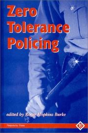 Cover of: Zero Tolerance Policing by Roger Hopkins Burke
