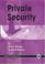 Cover of: Private Security