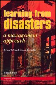 Cover of: Learning from Disasters by Brian Toft, Simon Reynolds