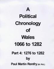 a-political-chronology-of-wales-1066-to-1282-cover