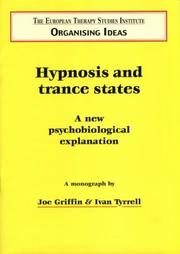 Cover of: Hypnosis and Trance States (Organising Idea)