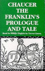 Cover of: The Franklin's Prologue and Tale (Geoffrey Chaucer - the Canterbury Tales)