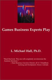 Cover of: Games Business Experts Play