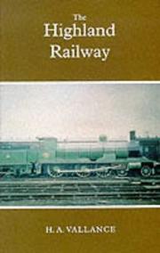 History of the Highland Railway by H. A. Vallance