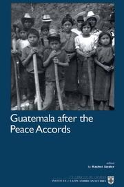 Cover of: Guatemala after the peace accords