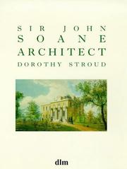 Cover of: Sir John Sloane, Architect by Dorothy Stroud