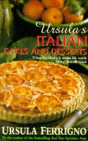 Cover of: Ursulas Italian Cakes and Desserts