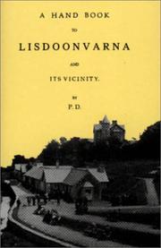 A hand book to Lisdoonvarna and its vicinity, with map and woodcuts by P. D.