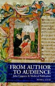 Cover of: From author to audience: John Capgrave and medieval publication