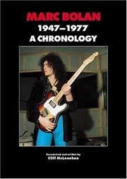 Cover of: Marc Bolan 1947-1977 by Cliff McLenehan