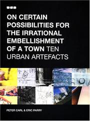 Cover of: On Certain Possibilities For The Irrational Embellishment Of A Town