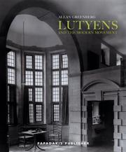 Cover of: Lutyens & The Modern Movement