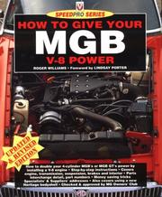 Cover of: How to Give Your MGB V-8 Power (Speed Pro) by Roger Williams - undifferentiated