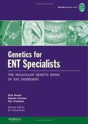Cover of: Genetics for ENT Specialists: The Molecular Genetic Basis of ENT Disorders