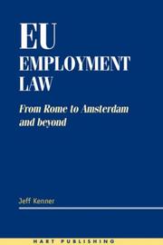 Cover of: EU employment law: from Rome to Amsterdamm and beyond