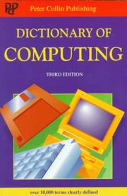 Cover of: Dictionary of computing by S. M. H. Collin