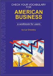 Cover of: Check Your Vocabulary for American Business: A Workbook for Users