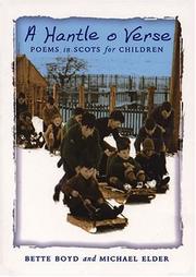 Cover of: Hantel O Verse: Poems in Scots for Children
