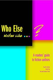 Cover of: Who Else Writes Like...?