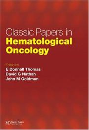 Cover of: Classic Papers in Haematological Oncology