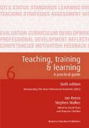 Cover of: Teaching Training and Learning