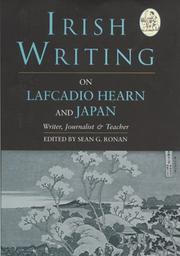 Irish Writing on Lafcadio Hearn & Japan by Sean G. Ronan