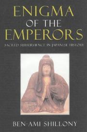 Cover of: Enigma Of The Emperors by Ben-Ami Shillony