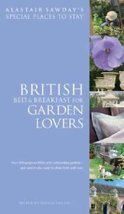 Cover of: Special Places to Stay British Bed and Breakfast for Garden Lovers, 4th (Special Places to Stay)
