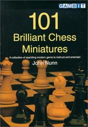 Cover of: 101 Brilliant Chess Miniatures