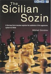 Cover of: The Sicilian Sozin | Mikhail Golubev