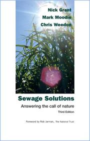 Cover of: Sewage Solutions/Answering the Call of N | Nick Grant