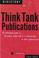 Cover of: Directory of Think Tank Publications