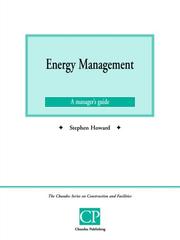 Cover of: Energy Management (Chandos Series on Construction & Facilities)