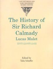 Cover of: The history of Sir Richard Calmady