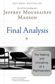 Final analysis by J. Moussaieff Masson