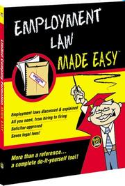 Cover of: Employment Law Made Easy