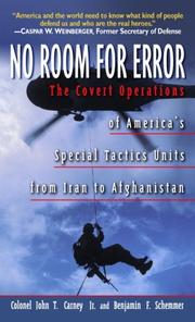 Cover of: No Room for Error: The Story Behind the USAF Special Tactics Unit