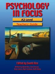 Cover of: Psychology in Focus by David Rice, Steve Brown, Nigel Foreman, Steve Jones, Keith Sharp
