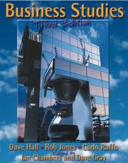 Cover of: Business Studies by Dave Hall, Rob Jones, Carlo Raffo