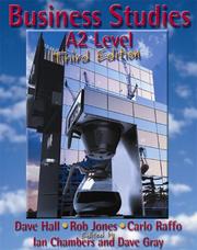 Cover of: Business Studies A2 Level by Rob Jones, Carlo Raffo, Dave Hall, Rob Jones, Carlo Raffo, Dave Hall