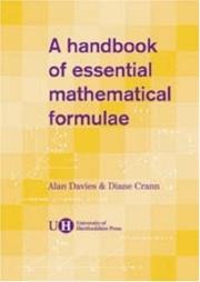 Cover of: A Handbook of Essential Mathematical Formulae