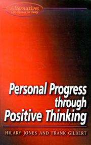 Cover of: Personal Progress Through Positive Thinking (Alternatives)
